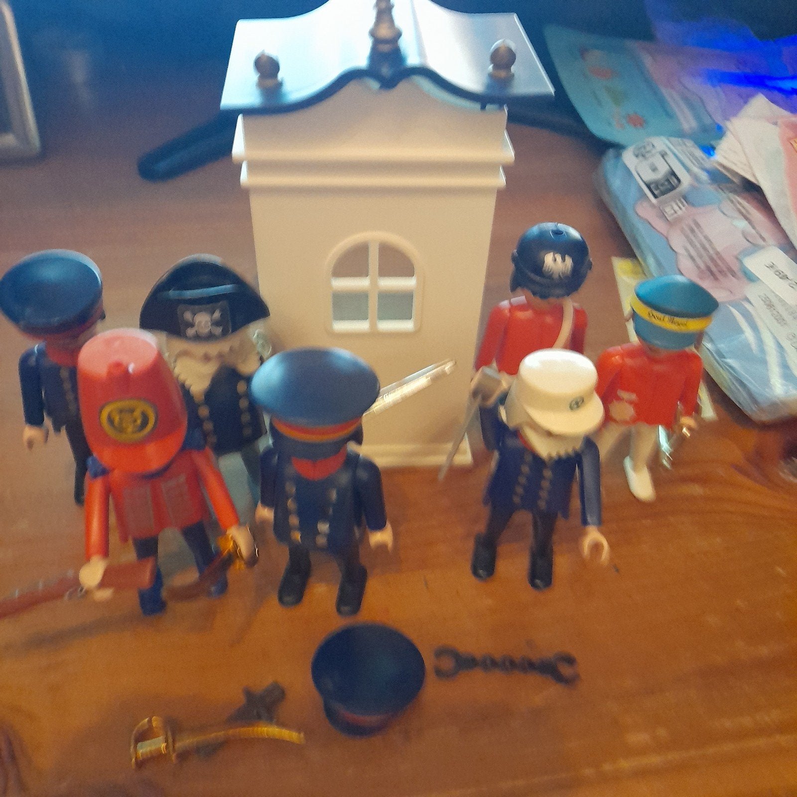 Playmobil piraten en soldaten set met wachttoren, Ophalen of Verzenden, Gebruikt