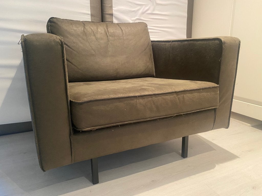 Lederen fauteuil / relax stoel, Gebruikt, 75 tot 100 cm, Ophalen of Verzenden, Huiselijk