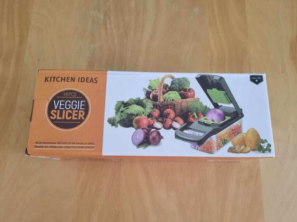 14-delige Veggie Slicer - Nieuw in doos, Kunststof, Nieuw, Ophalen of Verzenden, Overige merken