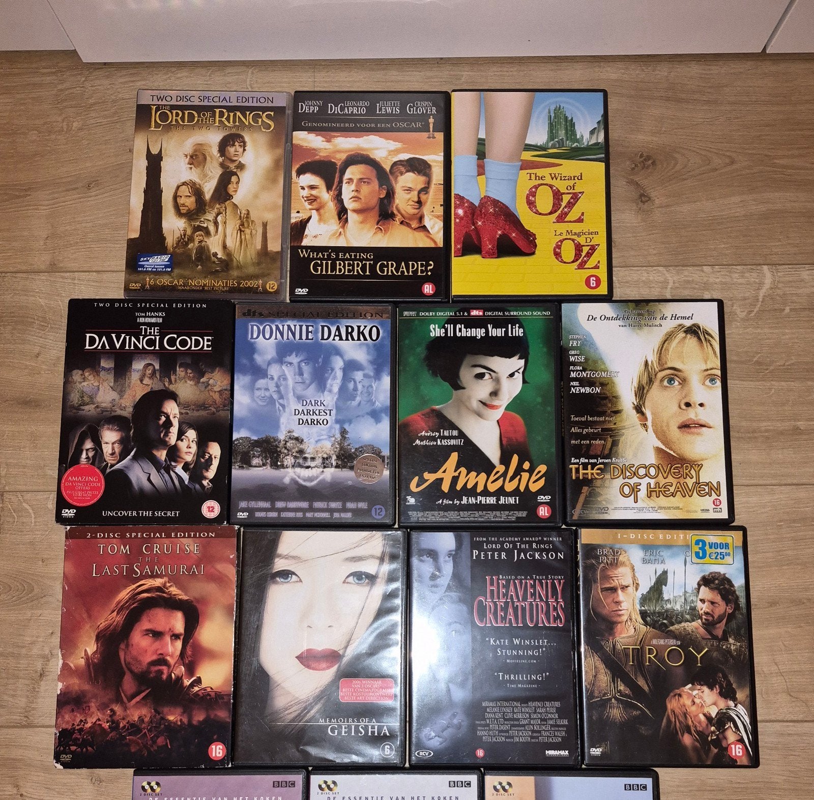 Diverse DVD-collectie: Da Vinci Code Amélie, Troy etc, Vanaf 16 jaar, Nederlands, Ophalen of Verzenden, Bonusmateriaal