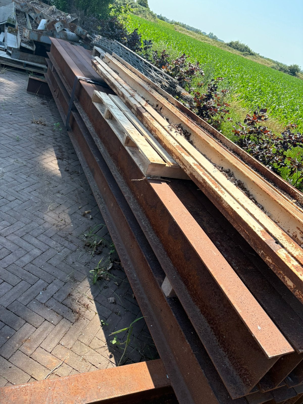 Ijzeren stalen H balk IPE 240, Doe-het-zelf en Verbouw, Ophalen of Verzenden, Gebruikt