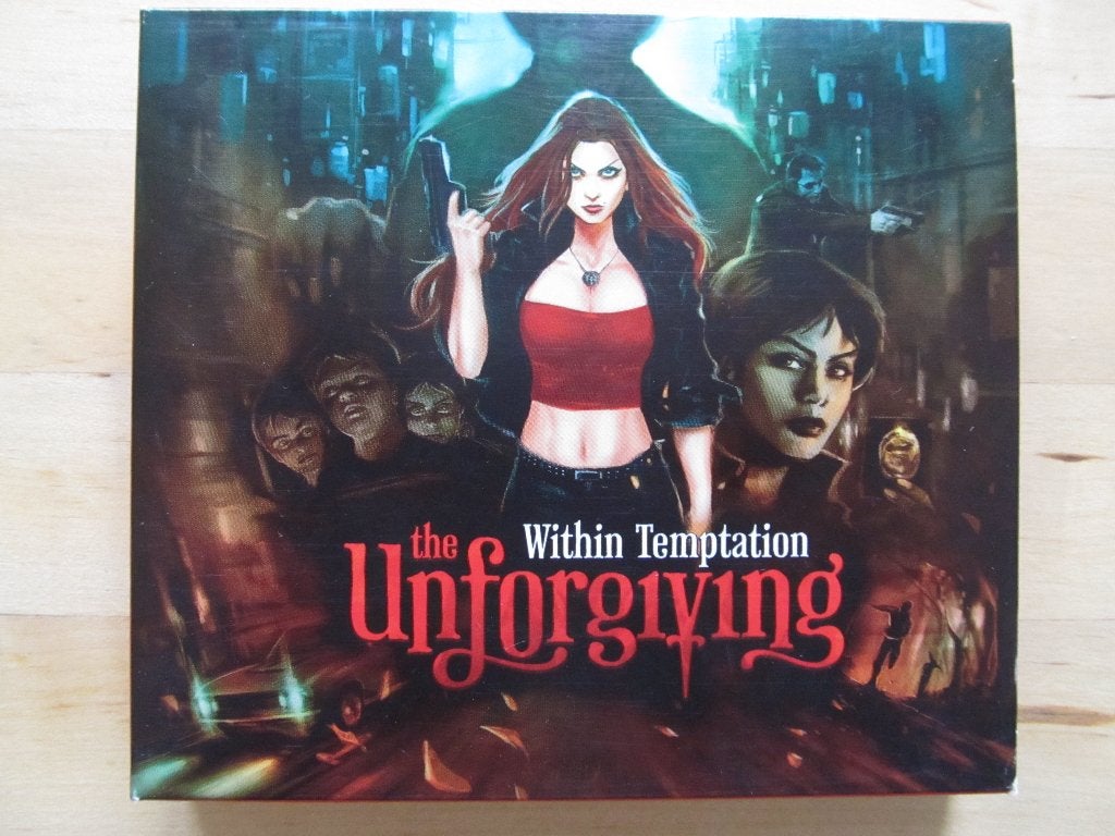CD+DVD Within Temptation The unforgiving incl. poster, Cd's en Dvd's, Hard Rock, Ophalen of Verzenden, Zo goed als nieuw, Inclusief boekje
