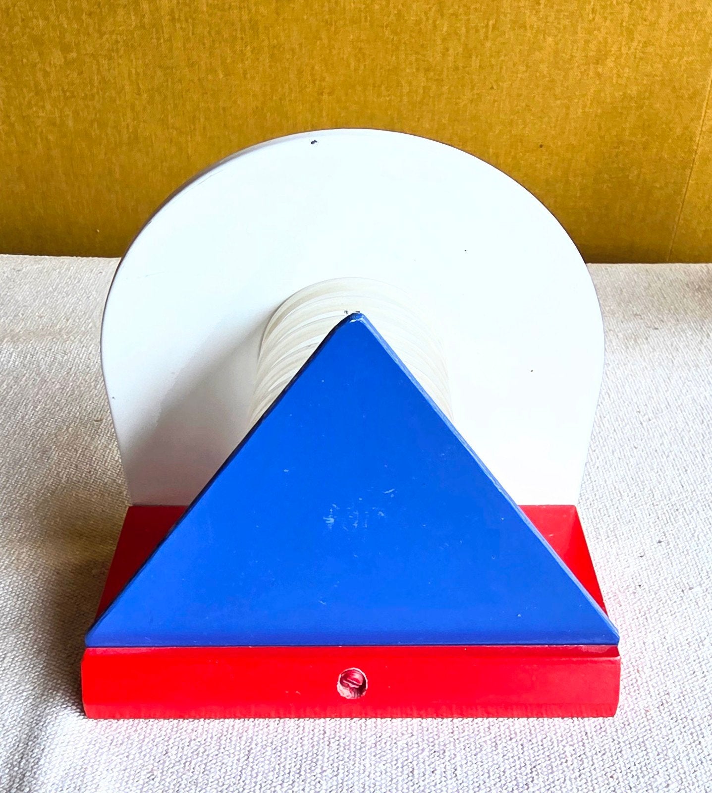 Vintage Ikea Memphis wandlampje, rood/blauw/wit, Gebruikt, Meerkleurig, Ophalen of Verzenden, Nvt