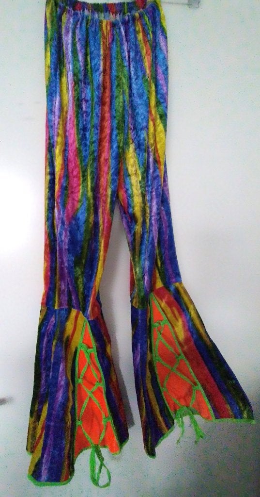 Flower Power, Disco, Hippie broek mt 164, Ophalen of Verzenden, Nieuw, 158 t/m 164, Jongen of Meisje