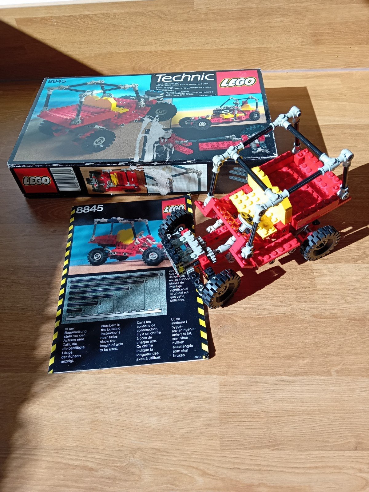 LEGO Technic 8845 Dune Buggy met doos en instructies, Ophalen of Verzenden, Gebruikt, Overige merken