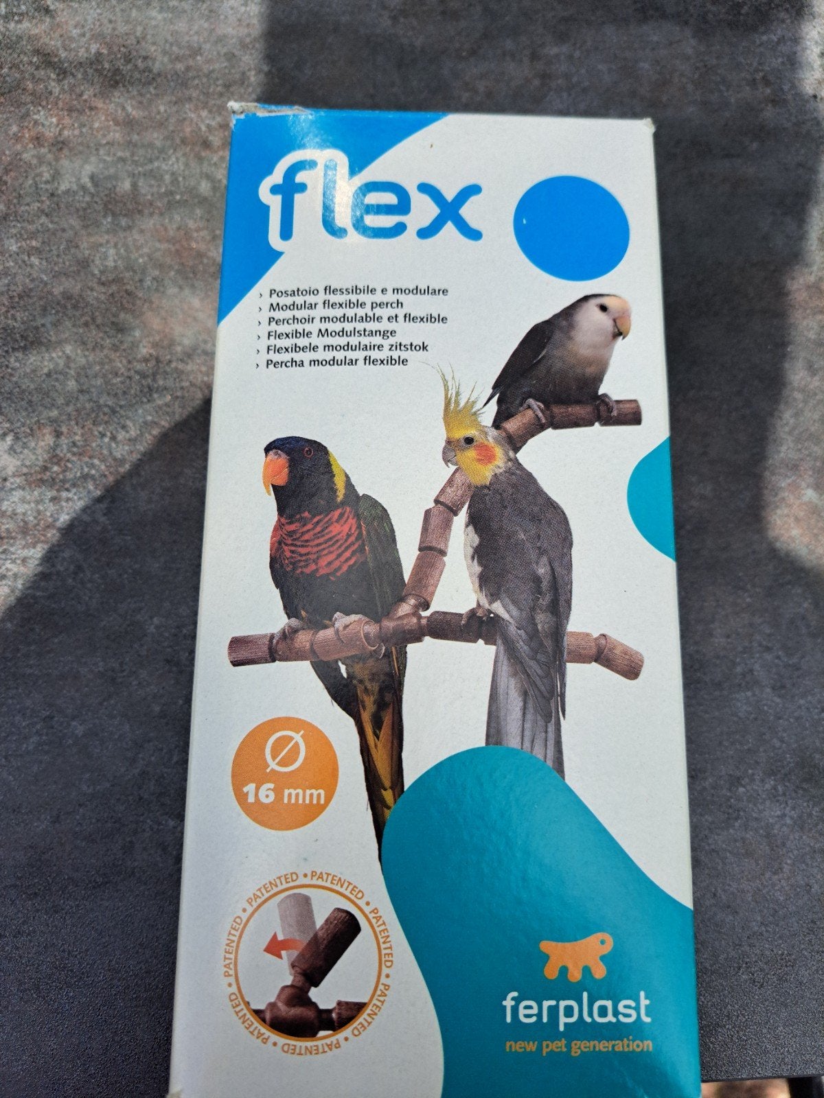 Flex , modulaire zitstok met toebehoren., Geslacht onbekend, Zangkanarie