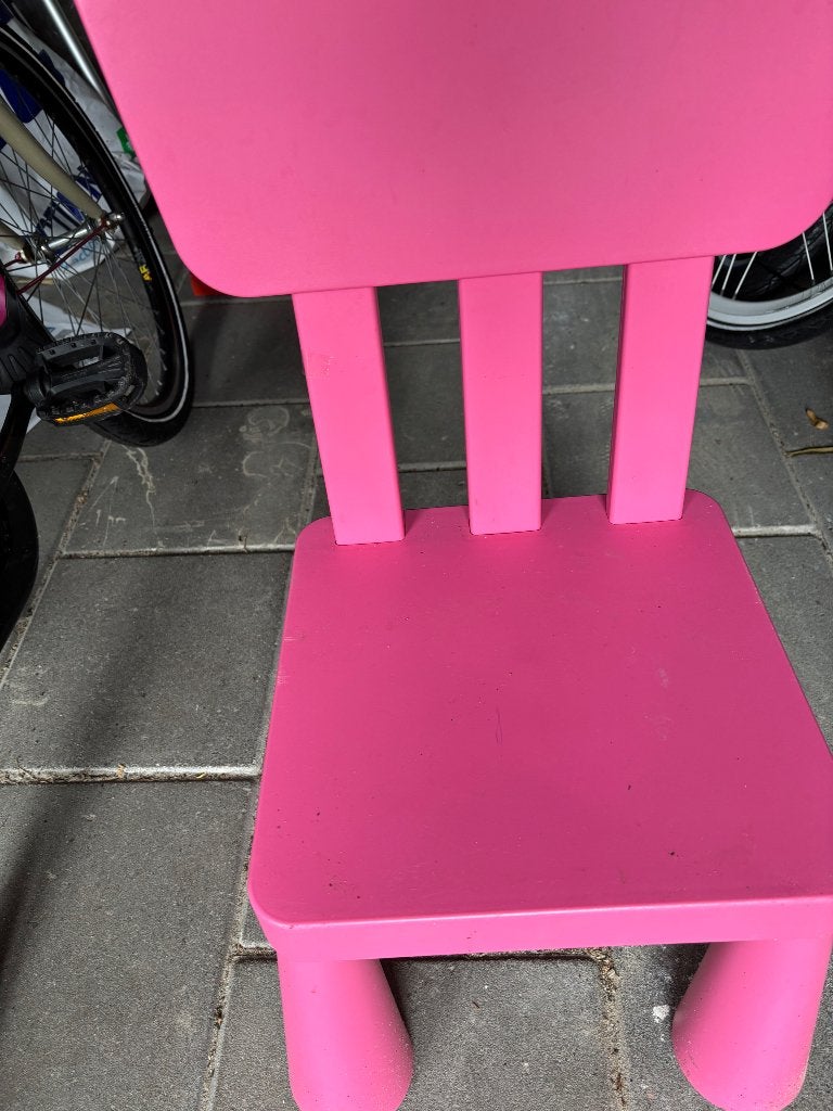 Mammut IKEA stoeltje - roze, Ophalen, Zo goed als nieuw, Stoel(en)