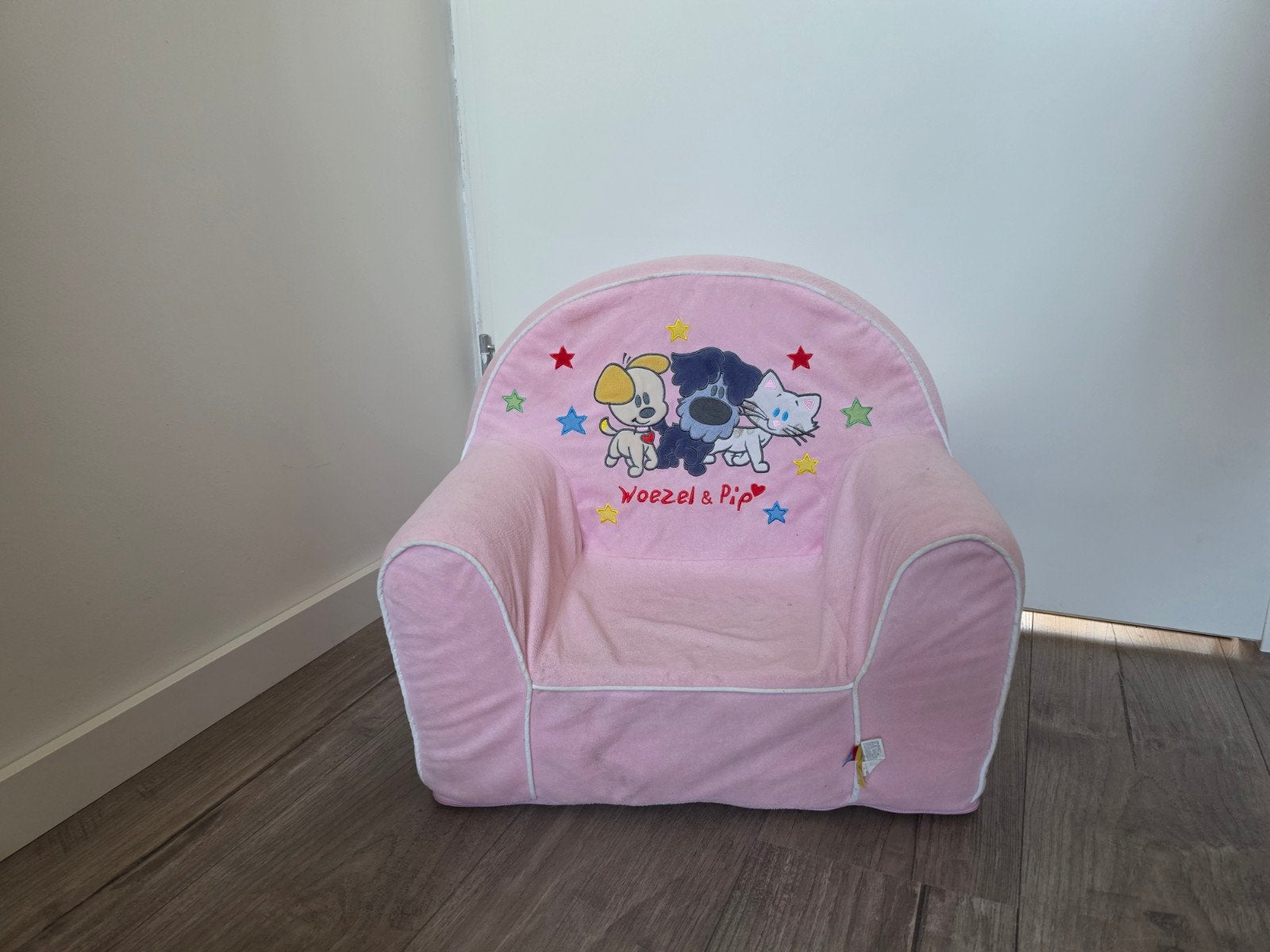 Roze Woezel & Pip kinderstoel, Ophalen, Gebruikt, Stoel
