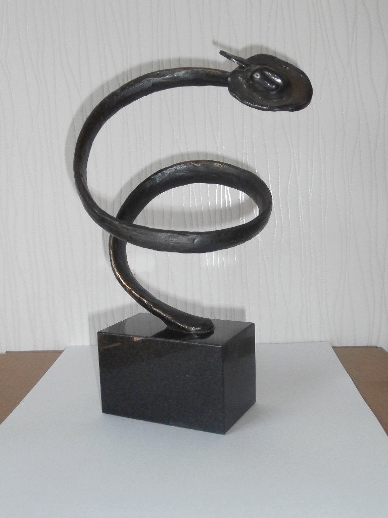 Brons Beeld van Corry Ammerlaan ,,Chapeau met het Succes,,, Ophalen of Verzenden, Zo goed als nieuw, Mens