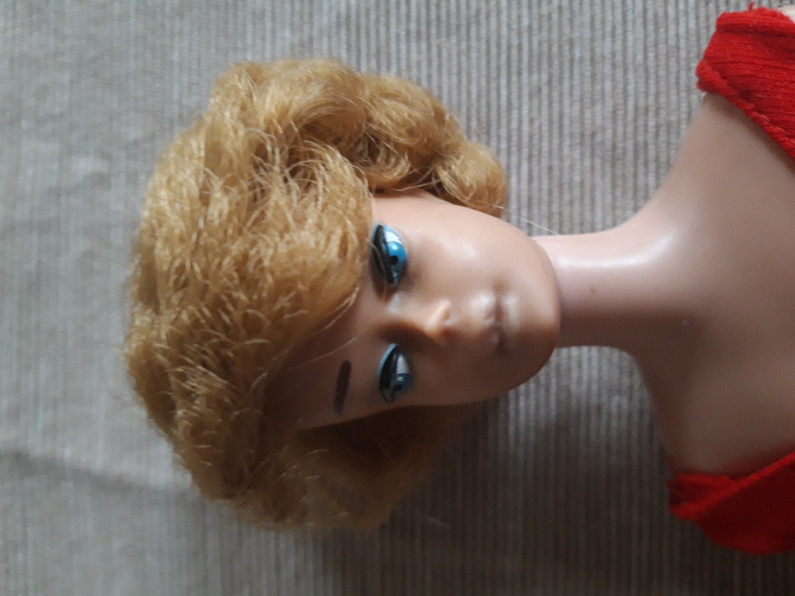 Vintage Barbie pop met blond haar en blauwe ogen, Ophalen of Verzenden, Gebruikt, Barbie