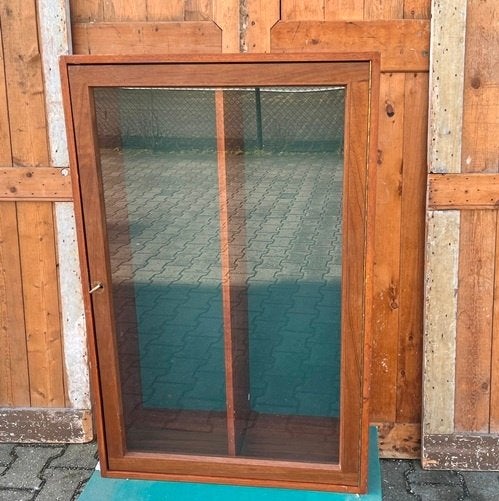 Vitrine kast origineel sier boeken pronk vintage retro, Huis en Inrichting, Kasten | Vitrinekasten, Ophalen, Glas, 100 tot 150 cm