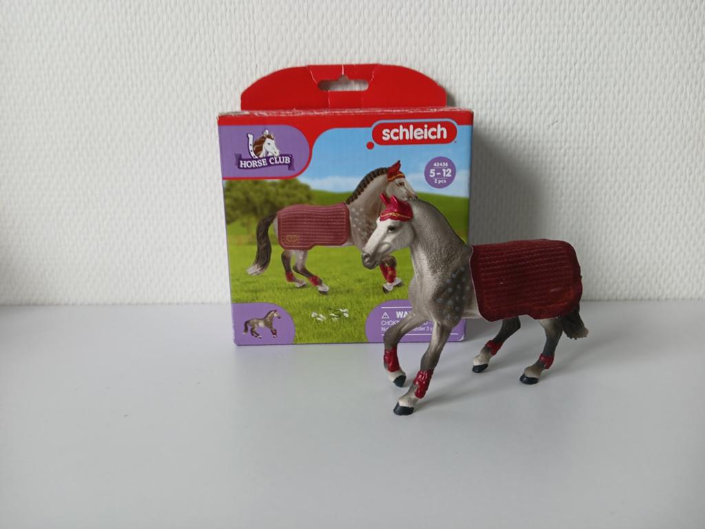 Schleich paard met deken, Ophalen of Verzenden, Zo goed als nieuw