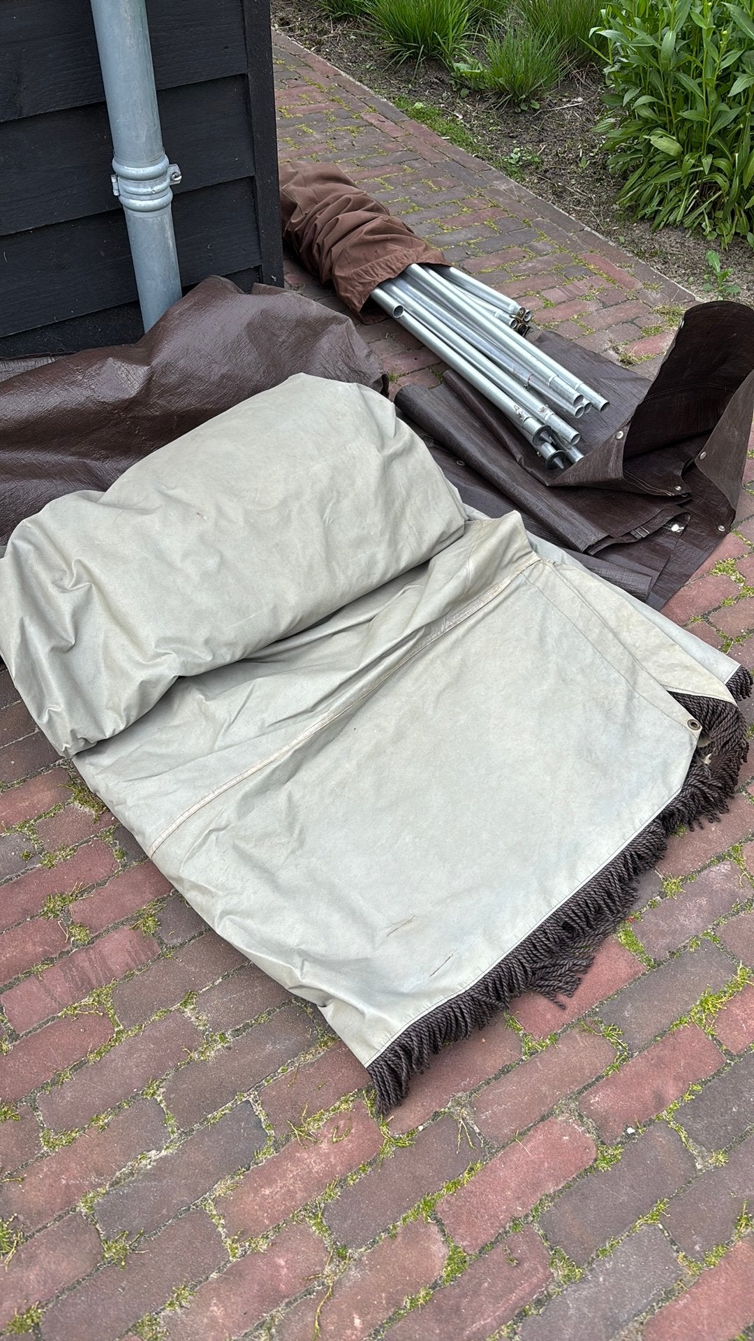 Lander Graziella 340 originele voortent, Ophalen, Gebruikt