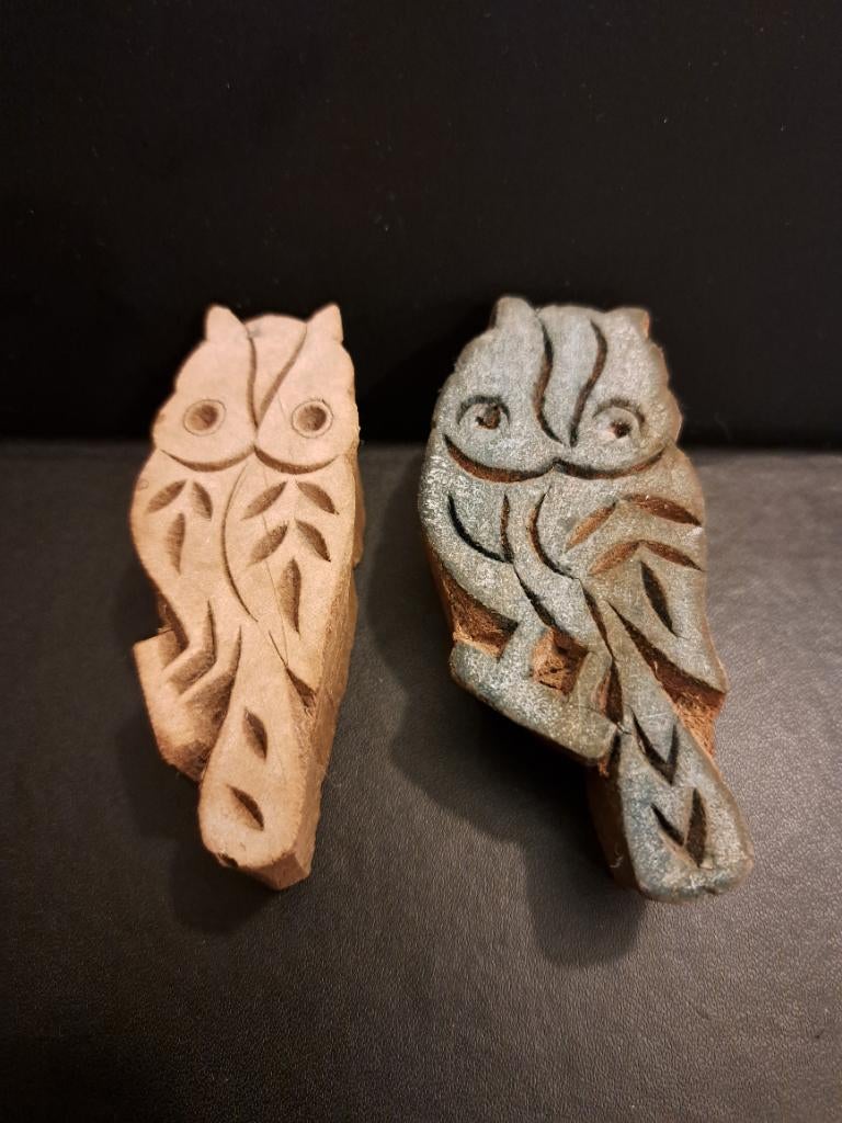 Uilen hout, Ophalen of Verzenden, Gebruikt, Dier