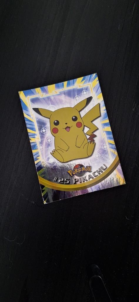 Pikachu #25 Topps Trading Card - Pokémon, Ophalen of Verzenden, Gebruikt, Losse kaart