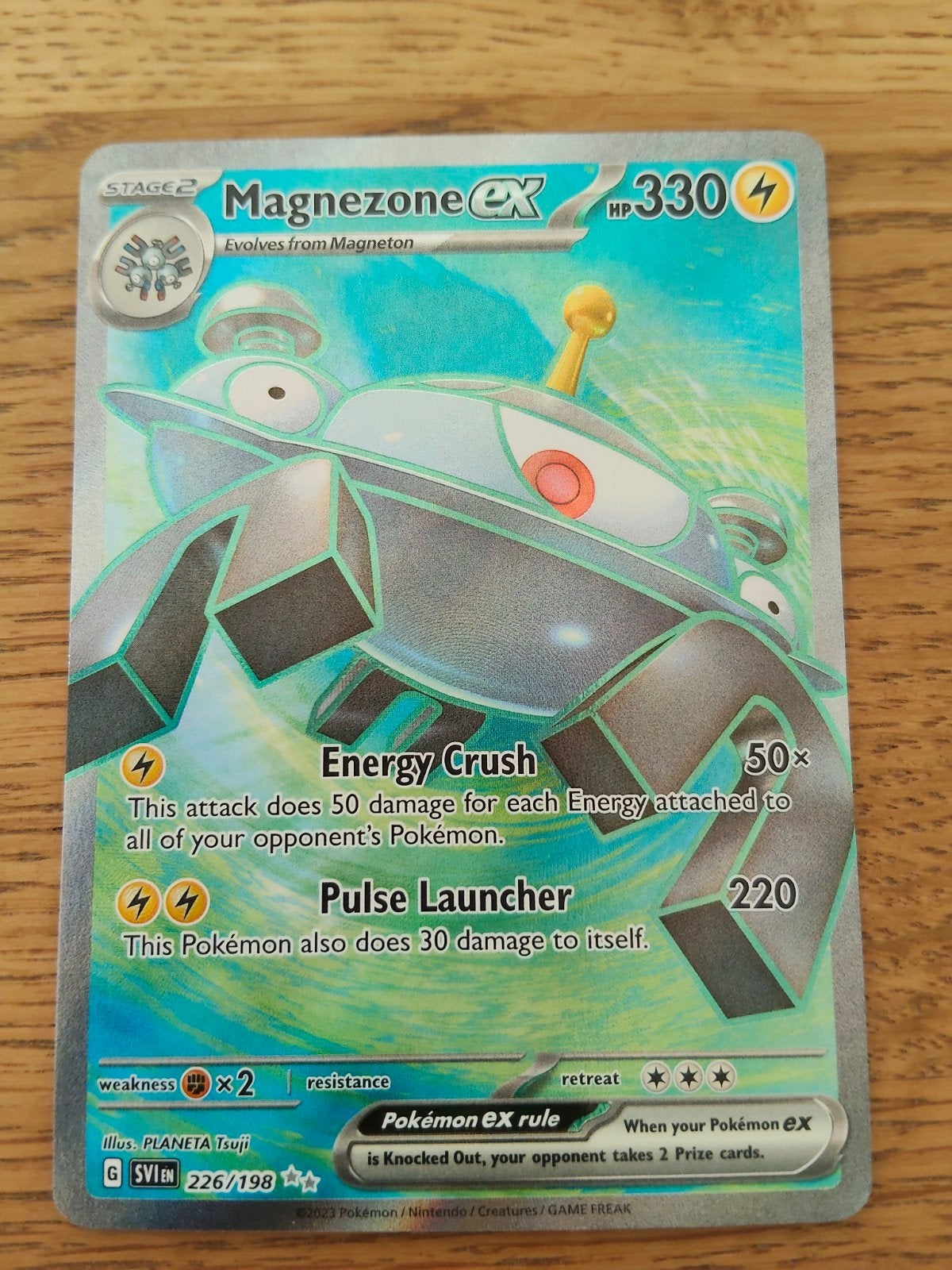 Magnezone ex full art, Ophalen of Verzenden, Zo goed als nieuw, Losse kaart