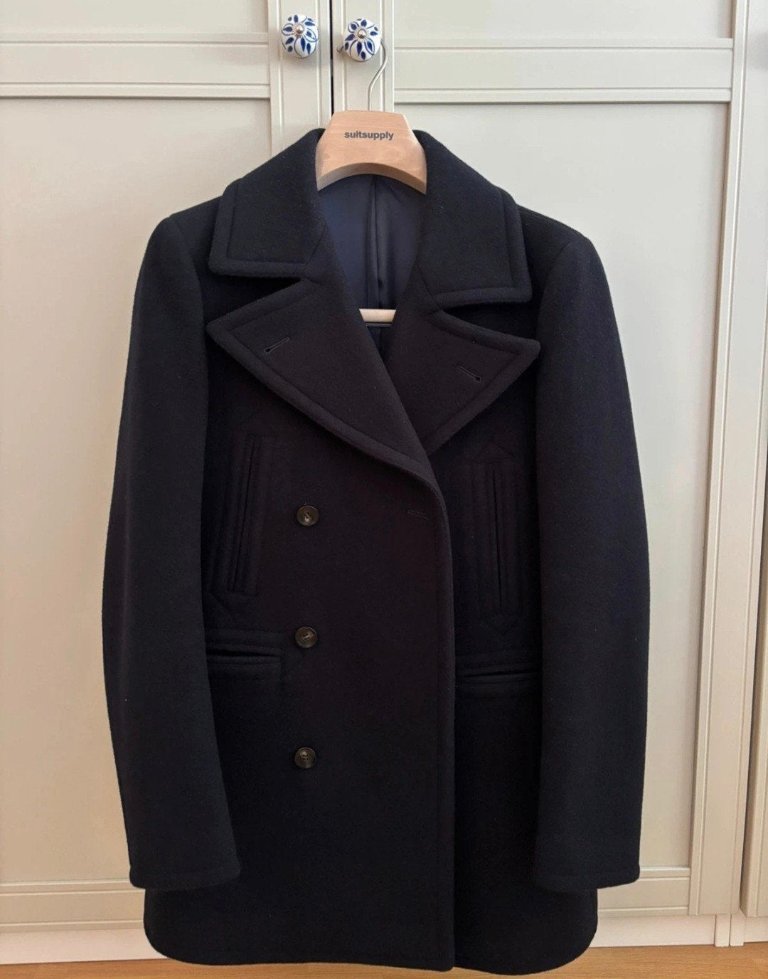 Suitsupply Phoenix Int J5201 Wollen Jas Maat 48, Ophalen of Verzenden, Zo goed als nieuw, Maat 48/50 (M), Blauw