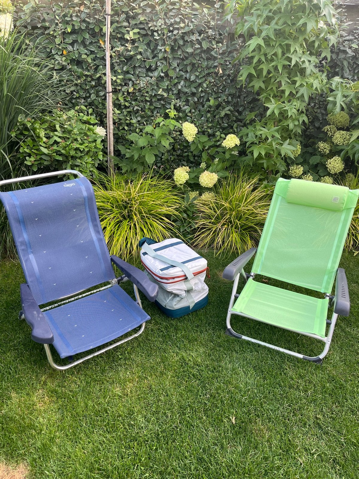 Blauwe campingstoel crespo, Ophalen of Verzenden, Zo goed als nieuw, Campingstoel