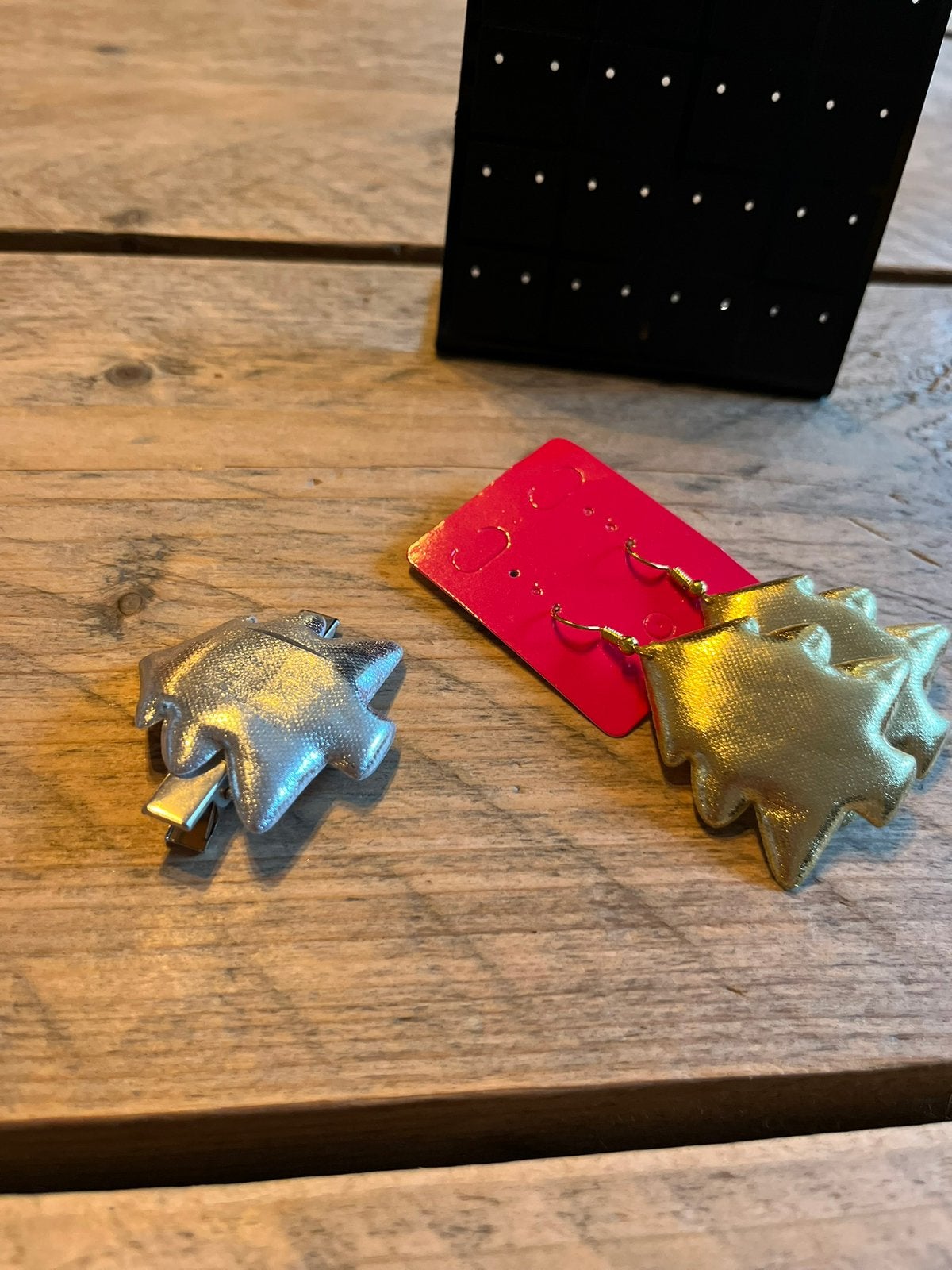 Kerstbomen, Sieraden, Tassen en Uiterlijk, Oorbellen, Nieuw, Hangers, Overige materialen, Overige kleuren, Ophalen of Verzenden