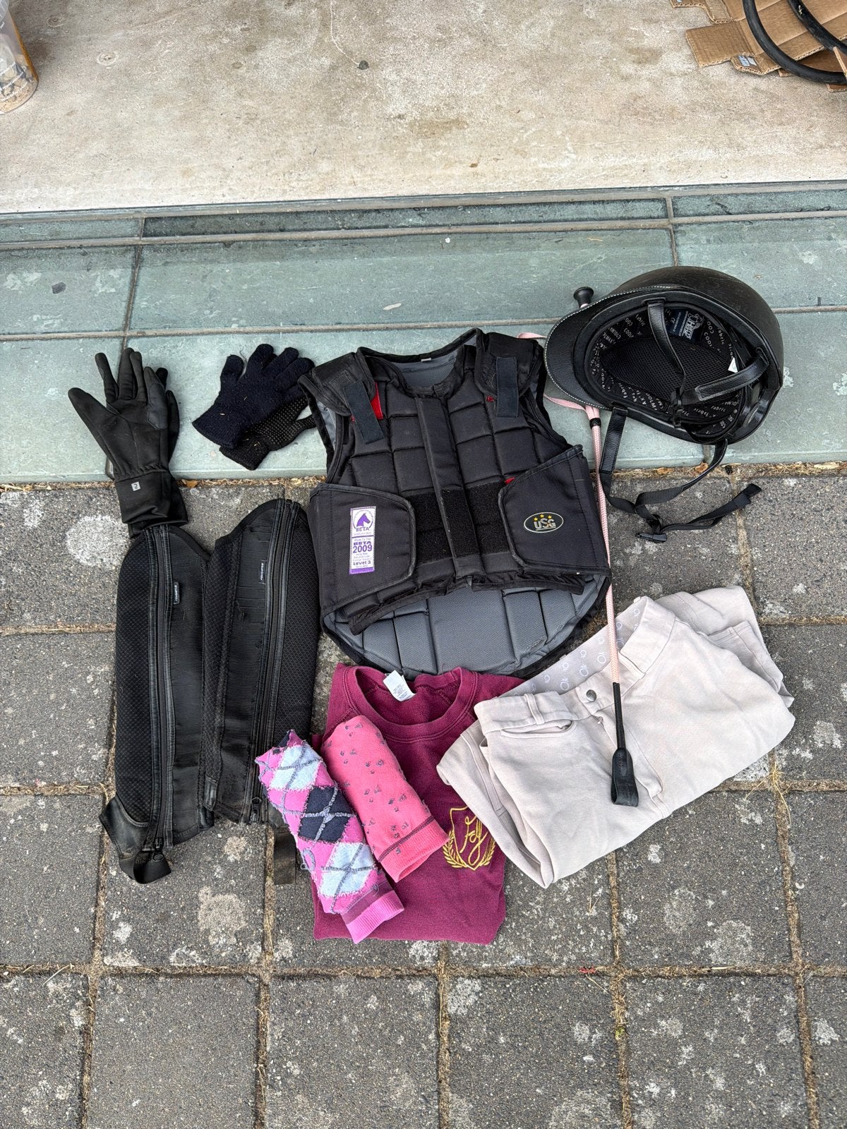 Paardrij kleding kind, Ophalen, Gebruikt, Fouganza