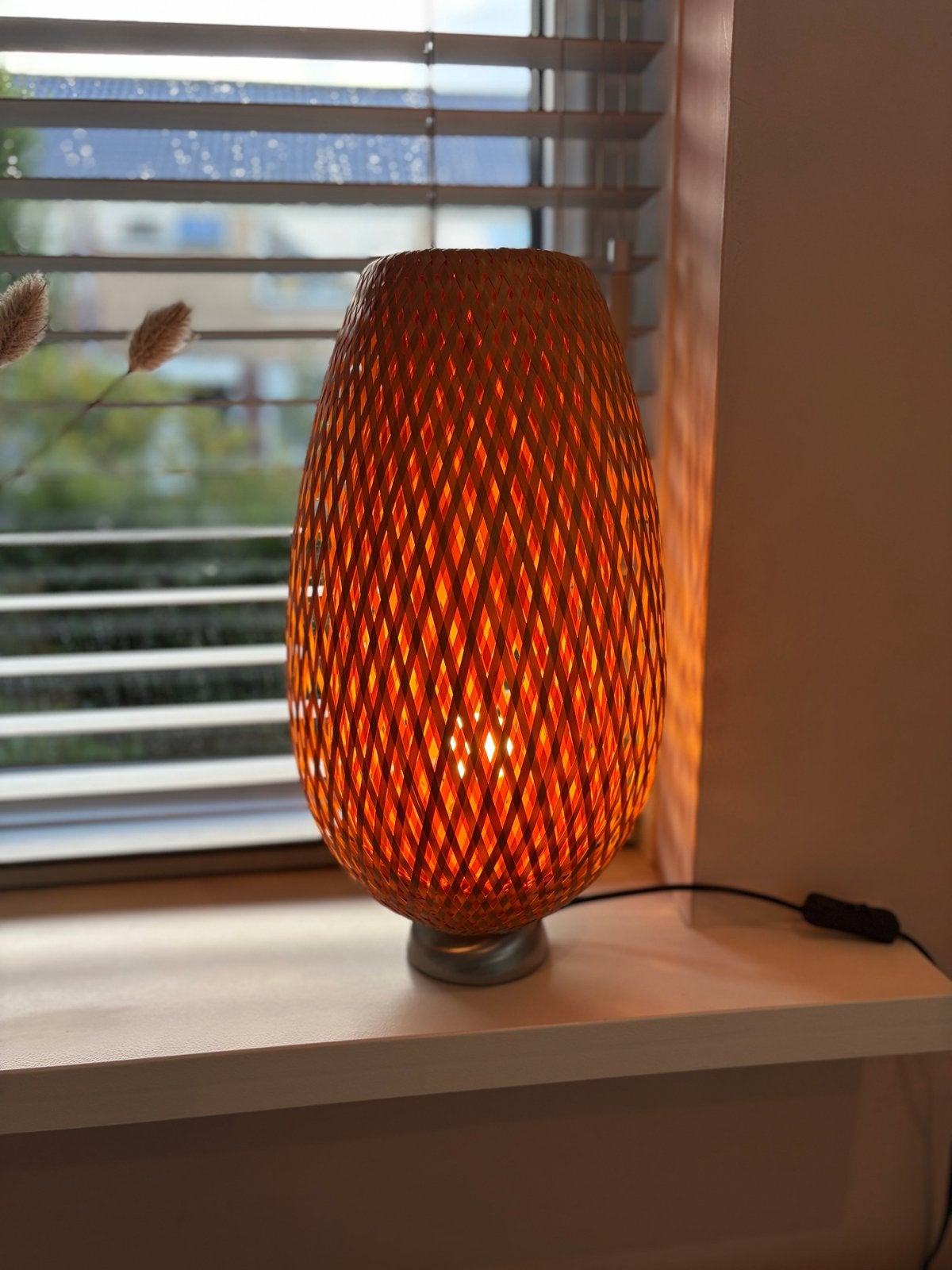 IKEA BÖJA tafellamp - sfeerlamp, Huis en Inrichting, Ophalen, Met schakelaar, Overige merken, Oranje