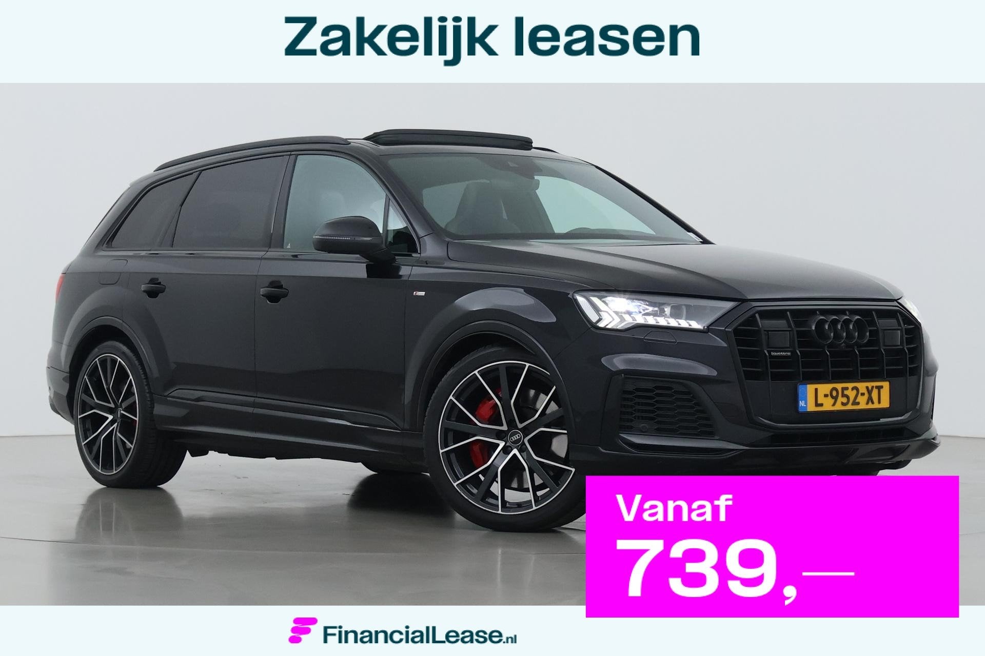 Audi Q7 60 TFSI e Quattro Competition | Luchtvering | Panora, Automaat, 14 kWh, Gebruikt, 2995 cc