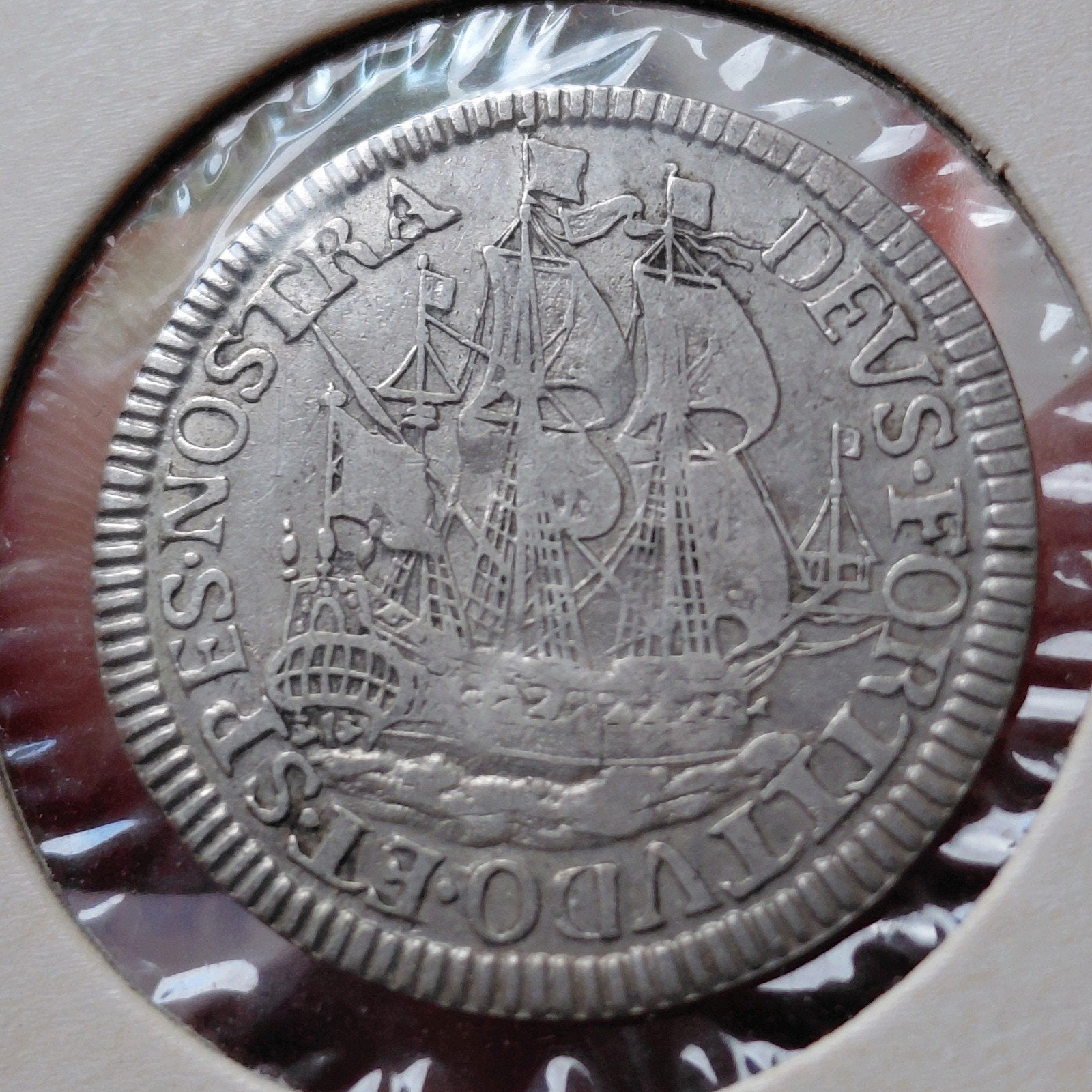 Zilveren  Munt West Friesland 1678 - Scheepjesschelling, Postzegels en Munten, Vóór koninkrijk, Zilver, Losse munt, Overige waardes