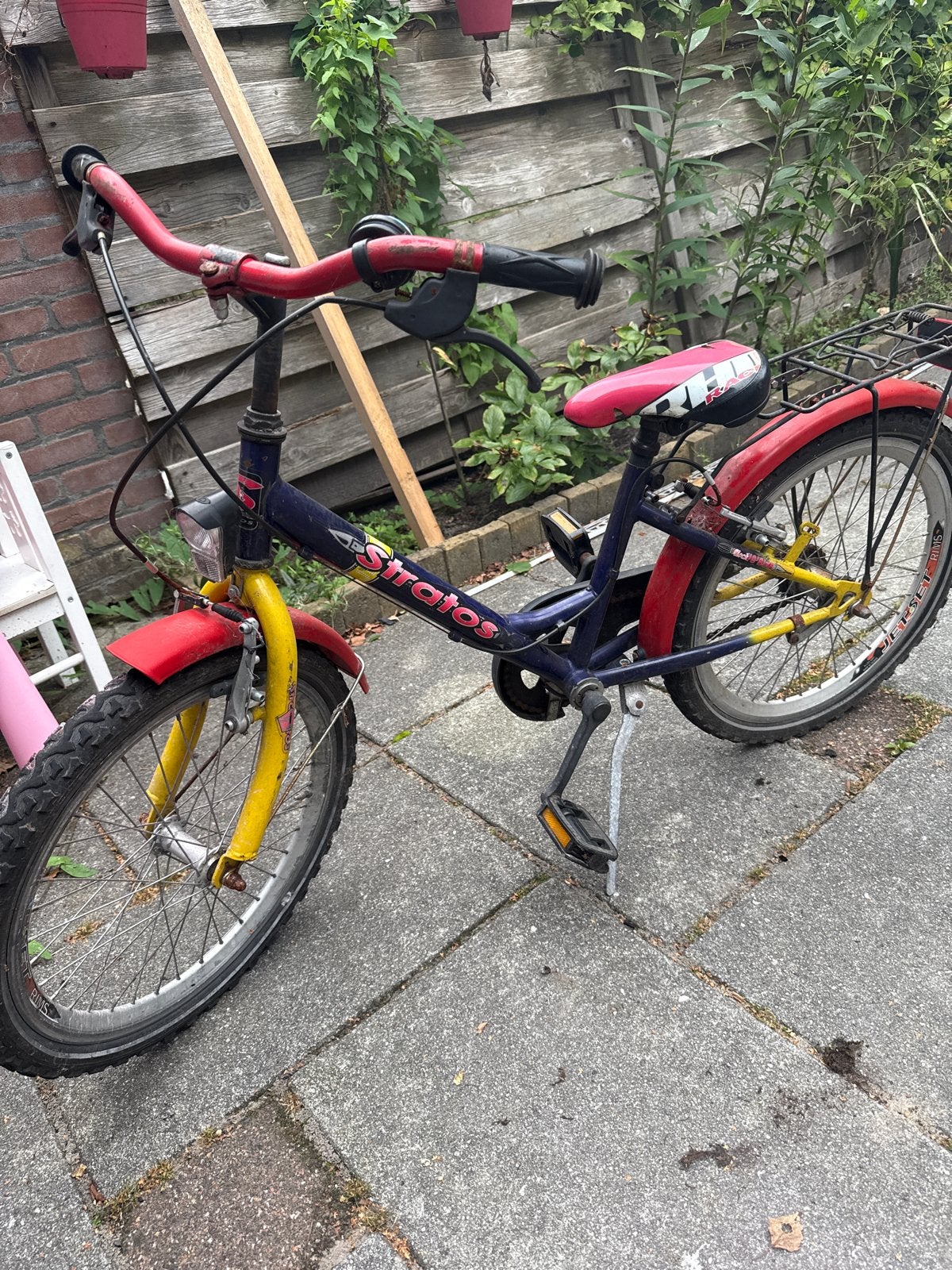 Stratos kinderfiets - werkt perfect, Ophalen, Gebruikt, Velgrem, 20 inch of meer