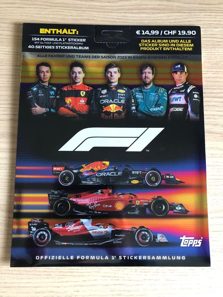 Topps Formule 1 Stickercollectie 2022 - Compleet Album, Ophalen of Verzenden, Nieuw, Formule 1
