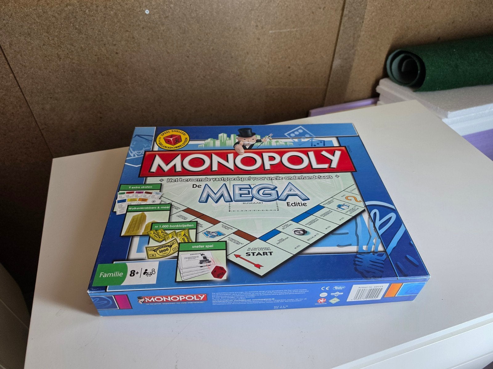 bordspel monopoly mega editie, Ophalen of Verzenden, Zo goed als nieuw