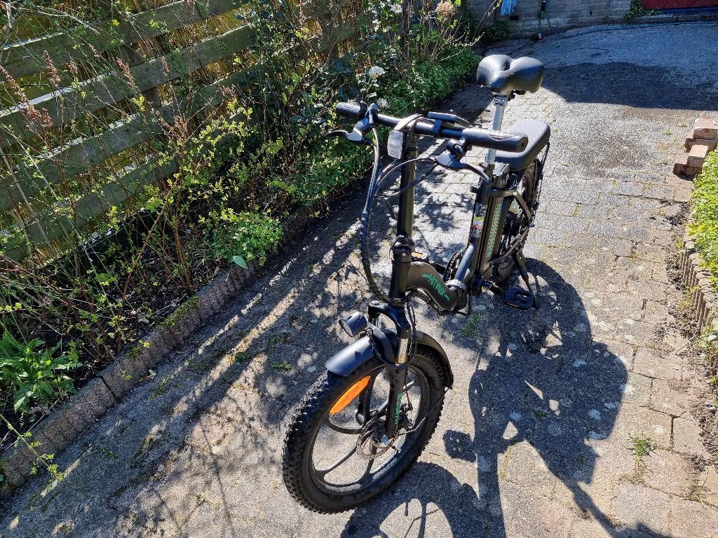 Hitway BK6 electrische vouwfiets, Fietsen en Brommers, Elektrische fietsen, Gebruikt, 55 tot 59 cm, 30 tot 50 km per accu, Ophalen