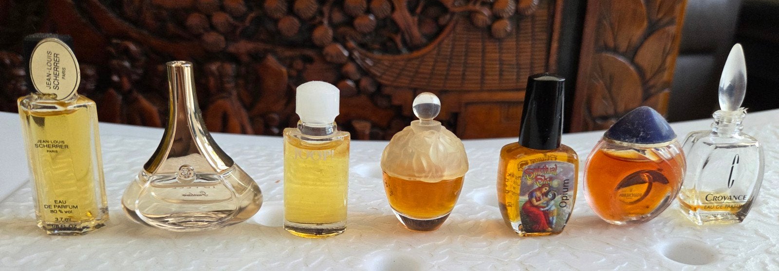 Miniatuur parfumflesjes - Collectie van 8, Ophalen of Verzenden