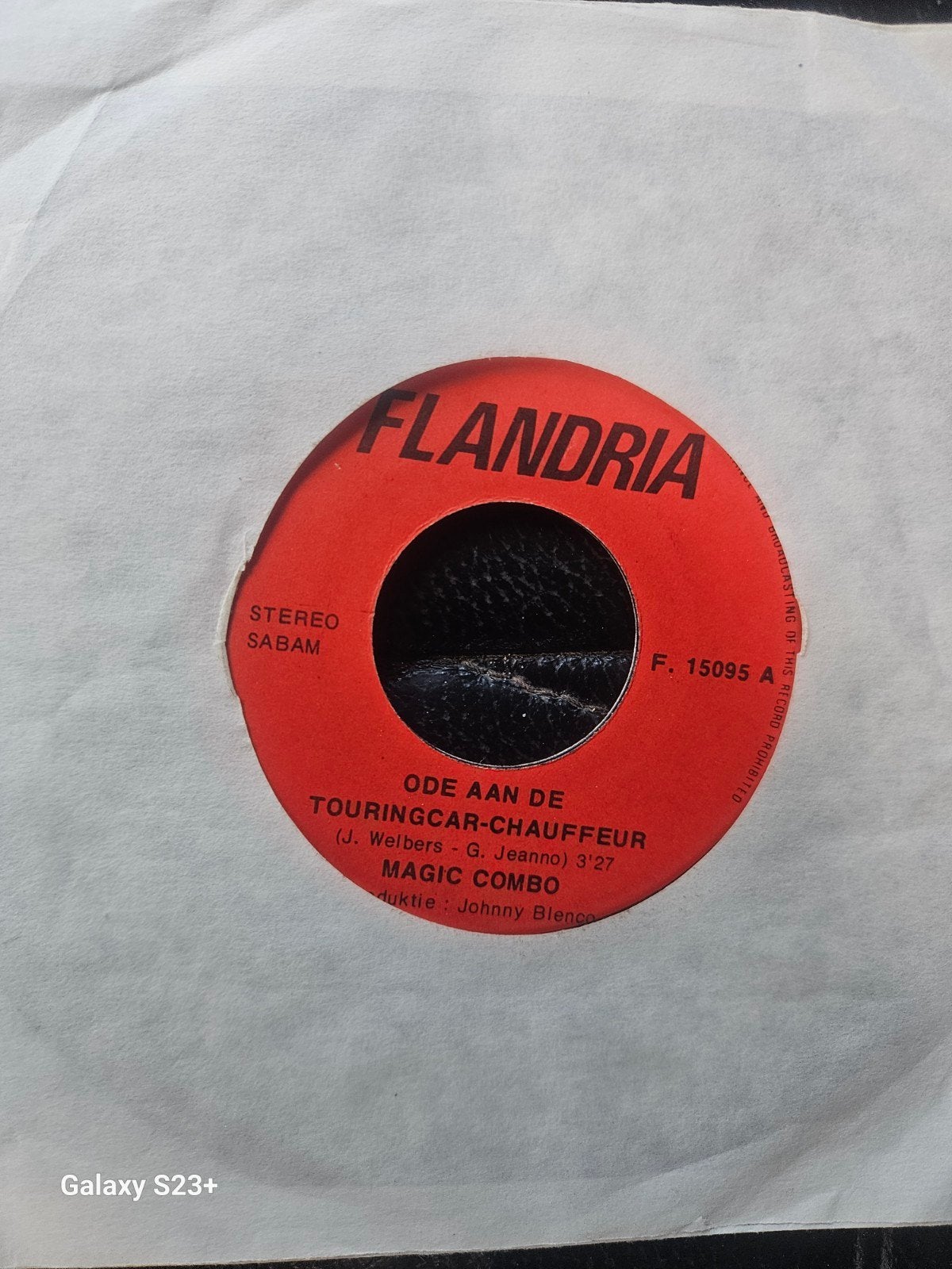 Magic Combo - Ode aan de Touringcar-Chauffeur (Vinyl Single), Gebruikt, 7 inch, Ophalen of Verzenden, EP