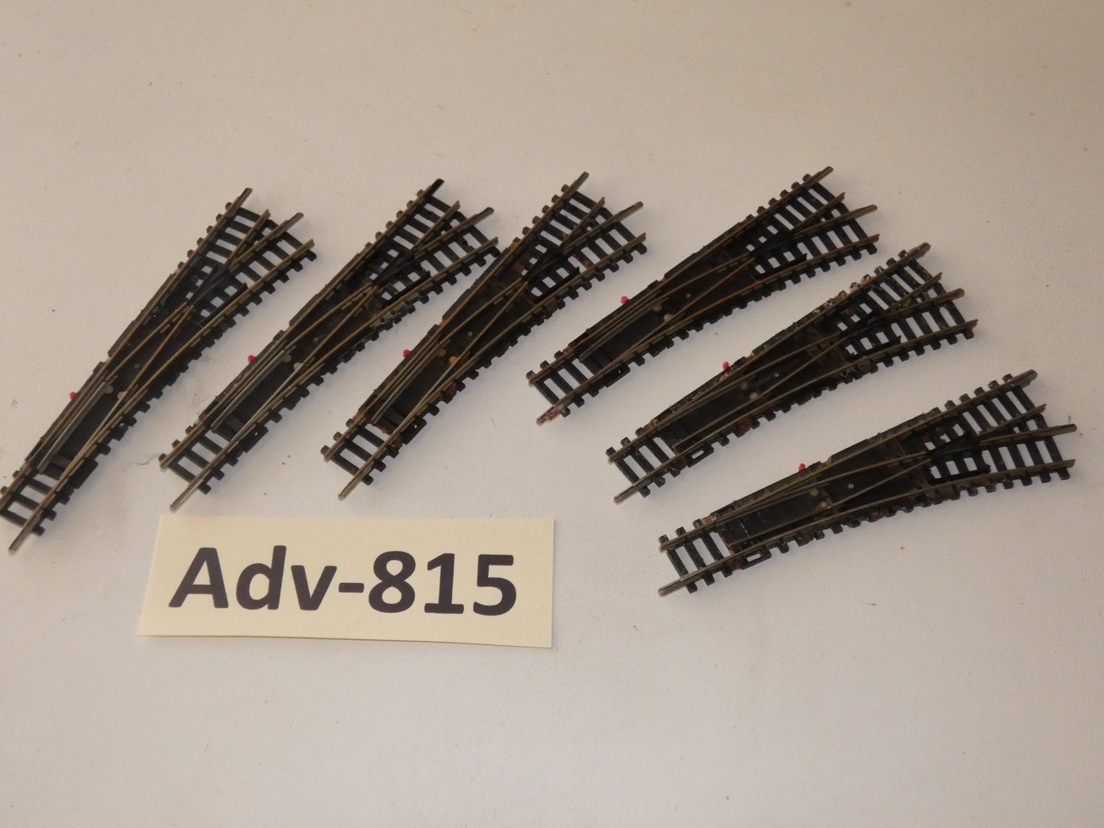 Adv-815 N Spoor Rechte Wissels 14955 Minitrix 2 e keuze, Gebruikt, Gelijkstroom, Trix, Rails