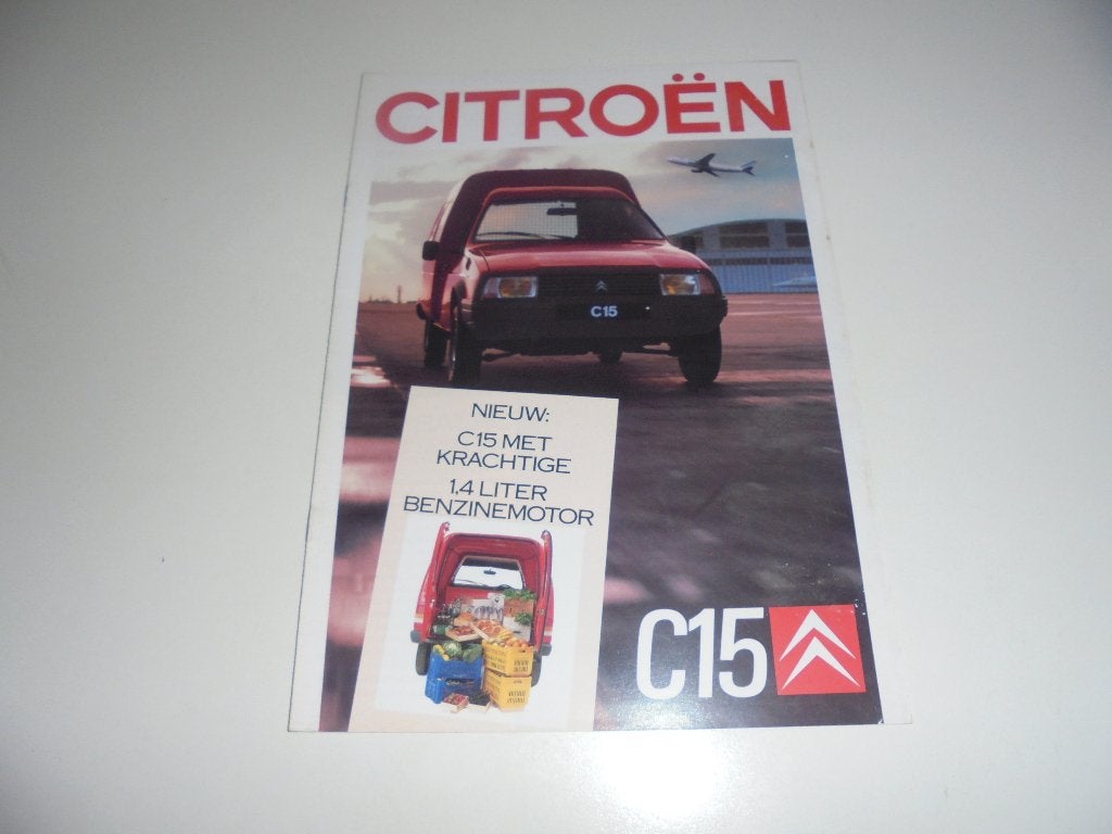 brochure Citroen C15   1988, Ophalen of Verzenden, Gelezen, Citroën