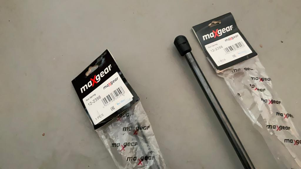Maxgear Gasveren VW T5 Achterklep Camper Slag 206mm, 1500N, Ophalen, Nieuw, Volkswagen