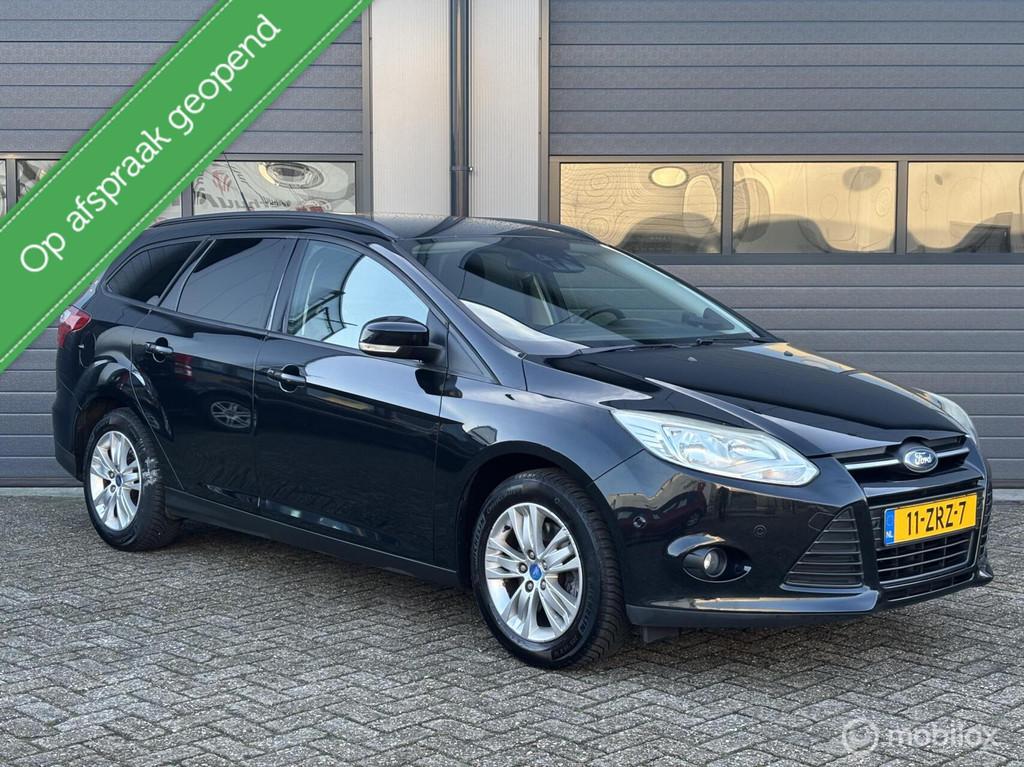 Ford Focus Wagon 1.6 TI-VCT Trend Uitvoering, Auto's, 4 cilinders, 1207 kg, Zwart, 17 km/l