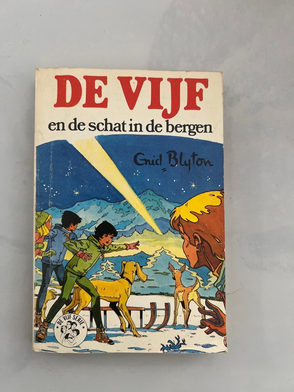 De Vijf en de schat in de bergen - Enid Blyton, Ophalen, Gelezen, Fictie