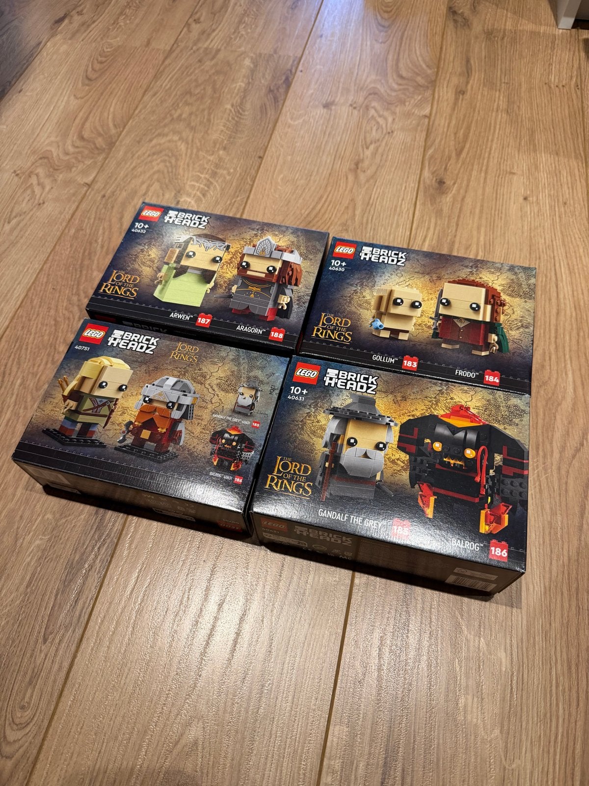 LEGO BrickHeadz Lord of the Rings set van 4 - Nieuw, BrickHeadz, Lego, Nieuw, Ophalen of Verzenden