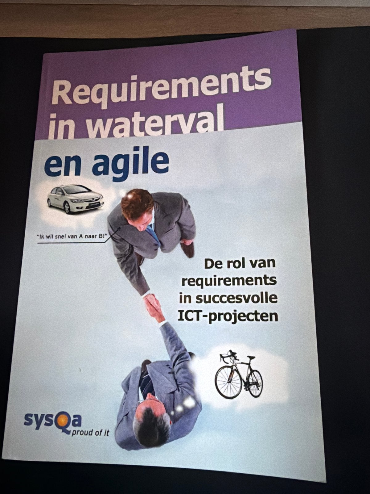 Requirements in waterval en agile - sysQA, Ophalen of Verzenden, Gamma, Zo goed als nieuw, HBO