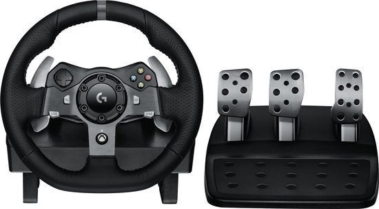 Playseat F1 + Logitech G920 Driving Force Racestuur-Pedalen, Spelcomputers en Games, Ophalen, Gebruikt, Stuurtje of Sportattribuut