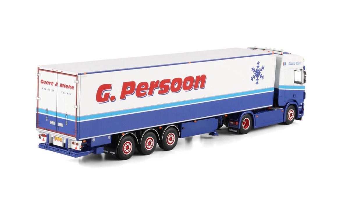 WSI SCANIA R HIGHLINE KOELTRAILER G PERSOON, ., Nieuw, Ophalen of Verzenden, .