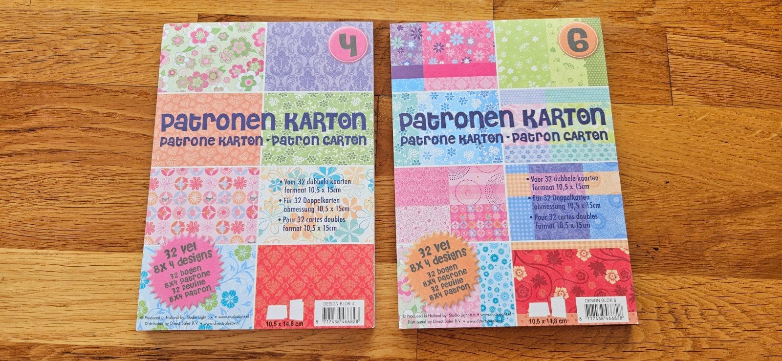 2x A5 Studio Light blok met patronenkarton, Hobby en Vrije tijd, Ophalen, Nieuw, Overige thema's, Overige typen
