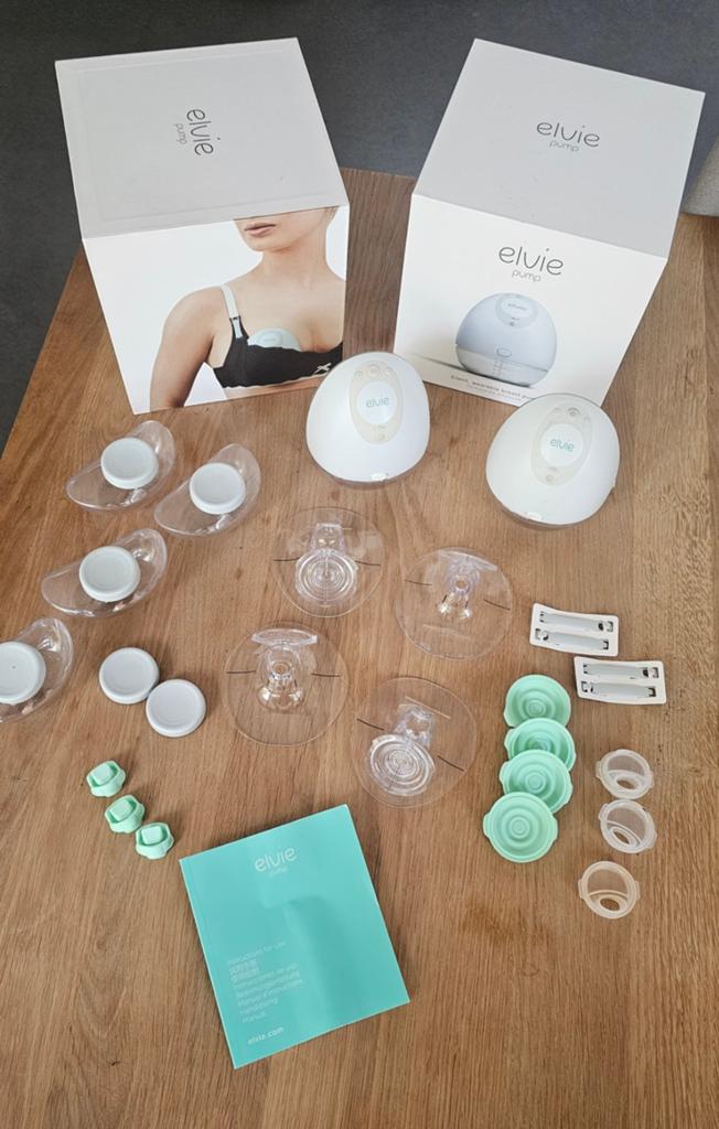 Elvie Pump Borstkolf - Dubbele Set, Ophalen of Verzenden