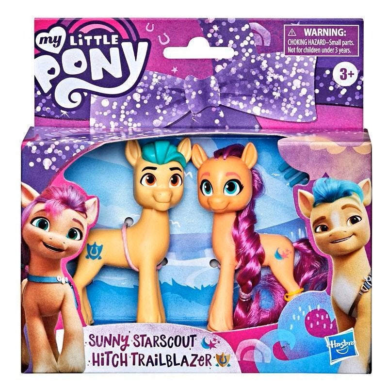 My Little Pony: 2-Pack: Sunny Starscout & Hitch Trailblazer, ., Nieuw, Ophalen of Verzenden, .