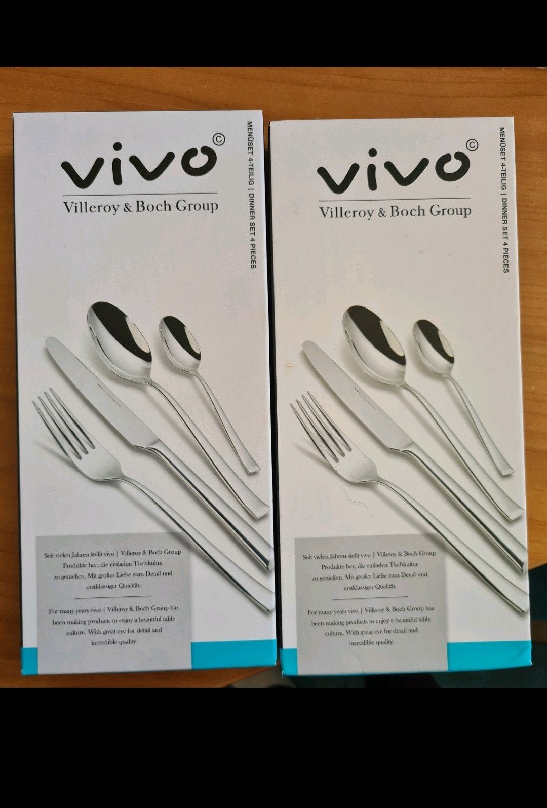 ah vivo villeroy en boch rvs bestek besteksets tafelbestek, Ophalen of Verzenden, Nieuw, Rvs of Chroom, Bestekset