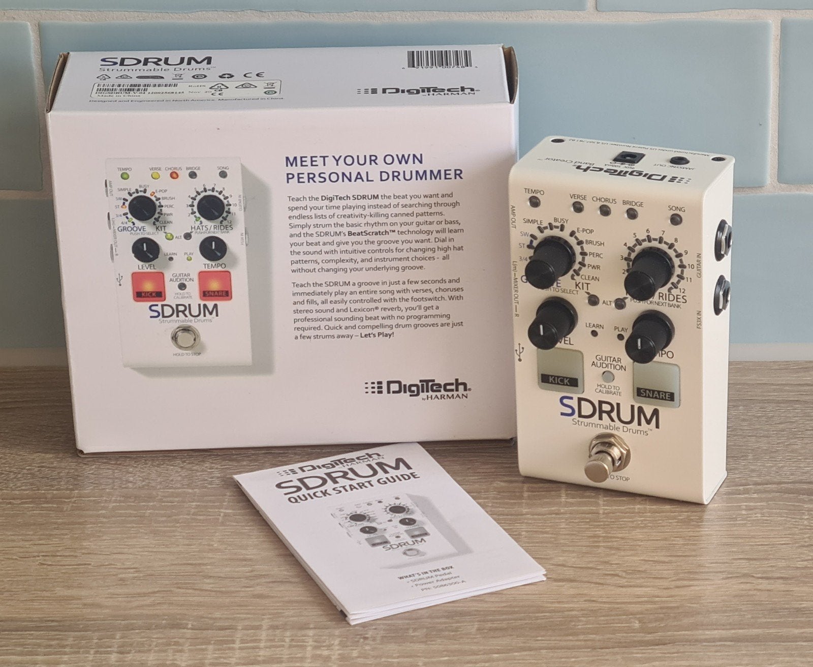 Digitech Sdrum effect pedal, Muziek en Instrumenten, Effecten, Verzenden