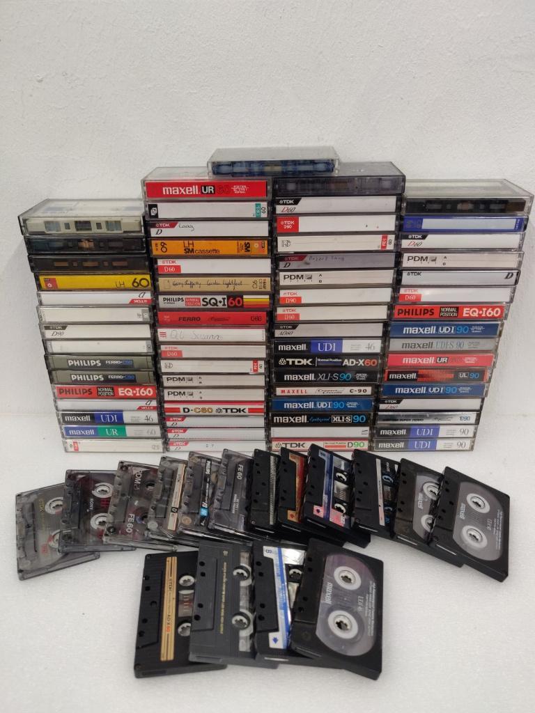 81 ferro cassettes, Cd's en Dvd's, Cassettebandjes, Gebruikt, Overige genres, Ophalen of Verzenden, Voorbespeeld