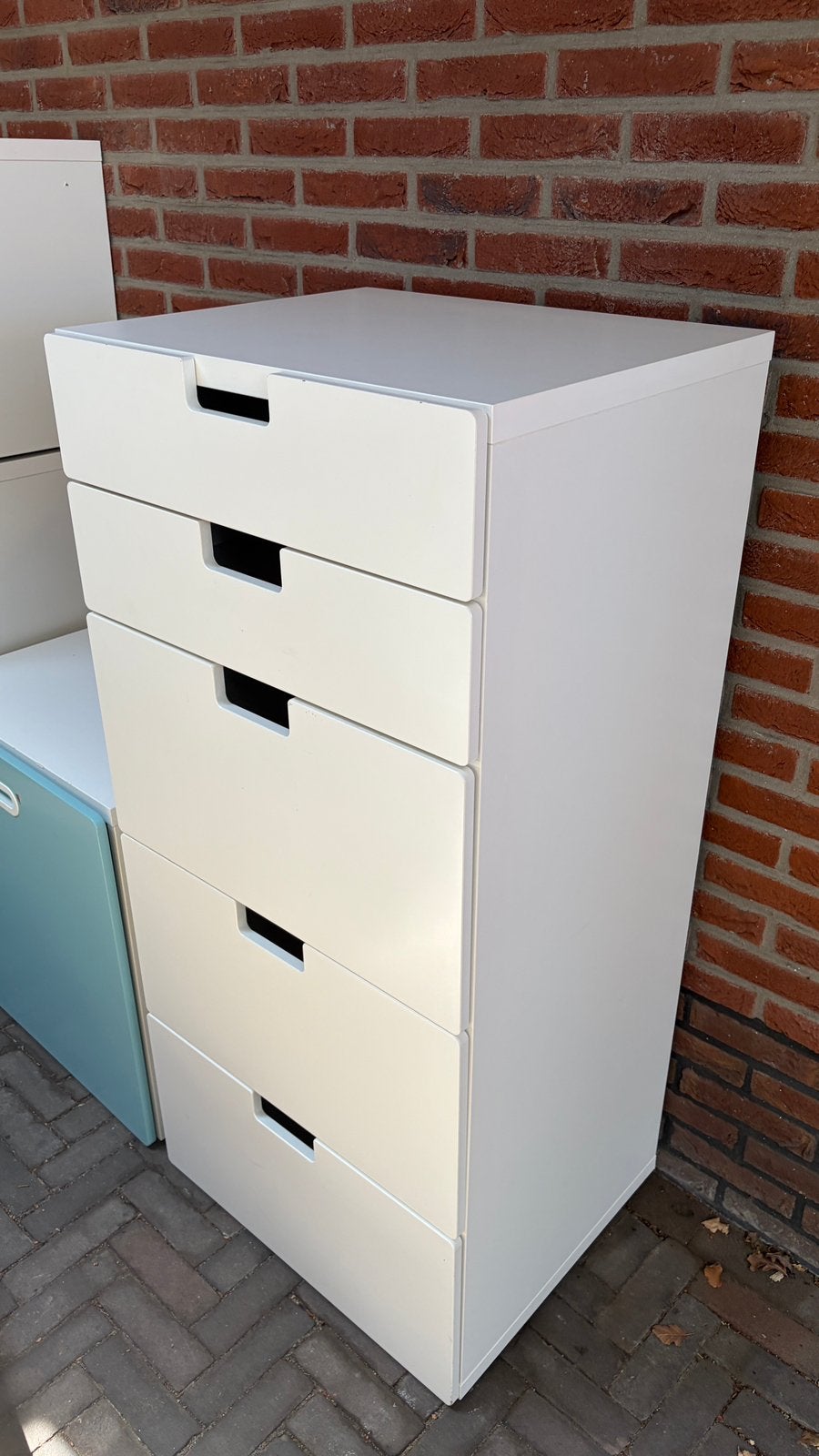 Ikea Nordli ladekast met 4 lades, Huis en Inrichting, Ophalen, Gebruikt, 100 tot 150 cm, 50 tot 100 cm