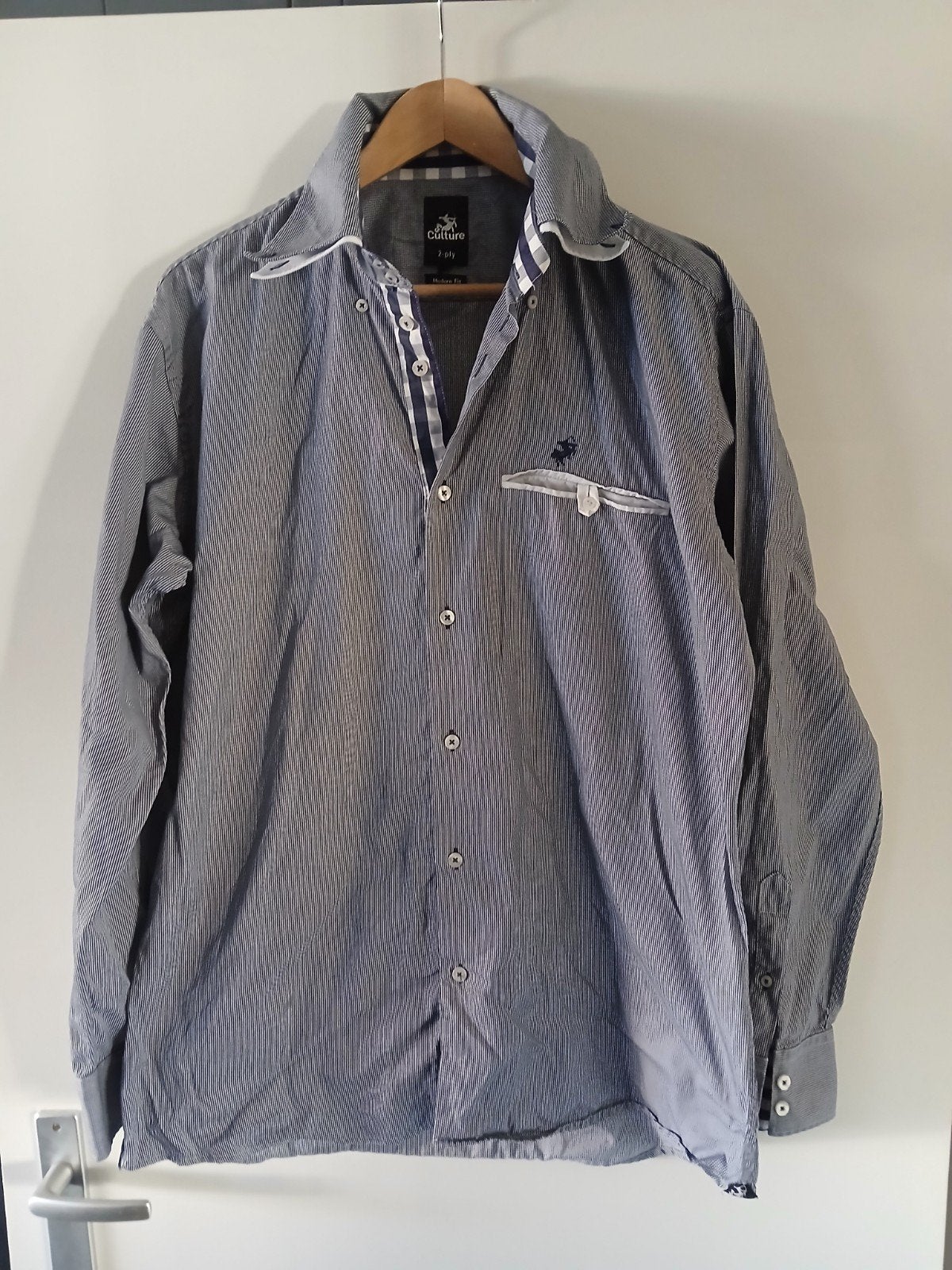 blouse merk culture 2 ply maat xl, Culture, Blauw, Ophalen of Verzenden, Zo goed als nieuw